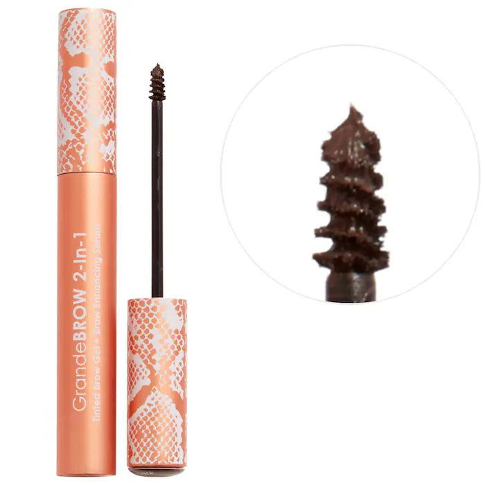 BAJO PEDIDO - GRANDE COSMETICS GrandeBROW 2-In-1 Tinted Brow Gel + Brow Enhancing Serum | Gel de Cejas