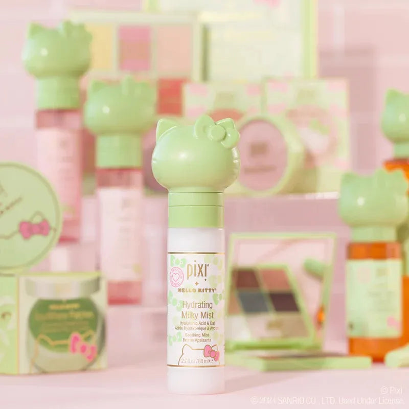 Pixi + Hello Kitty Hydrating Milky Mist Bruma Hidratante Facial 80 ml | Bruma Facial Hidratante