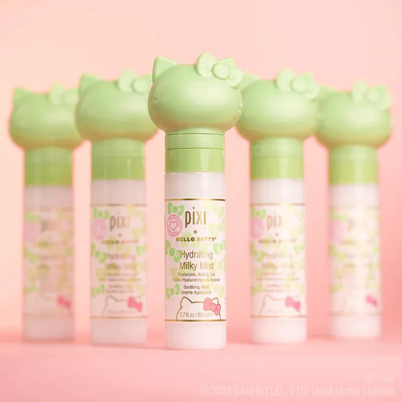 Pixi + Hello Kitty Hydrating Milky Mist Bruma Hidratante Facial 80 ml | Bruma Facial Hidratante