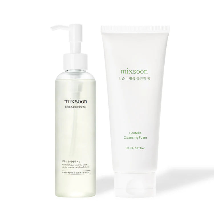 Mixsoon Double Cleansing Duo Set – Set De Limpieza Facial Profunda En 2 Pasos