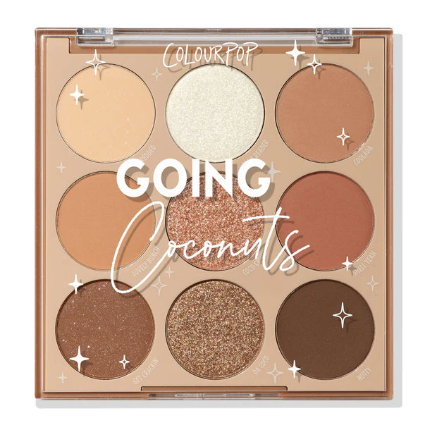 ColourPop Going Coconuts - Nude Eyeshadow Palette | Paleta De Sombras Neutras