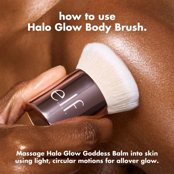 ELF Cosmetics Halo Glow Body Brush – Brocha Corporal Densa Para Aplicar Iluminador