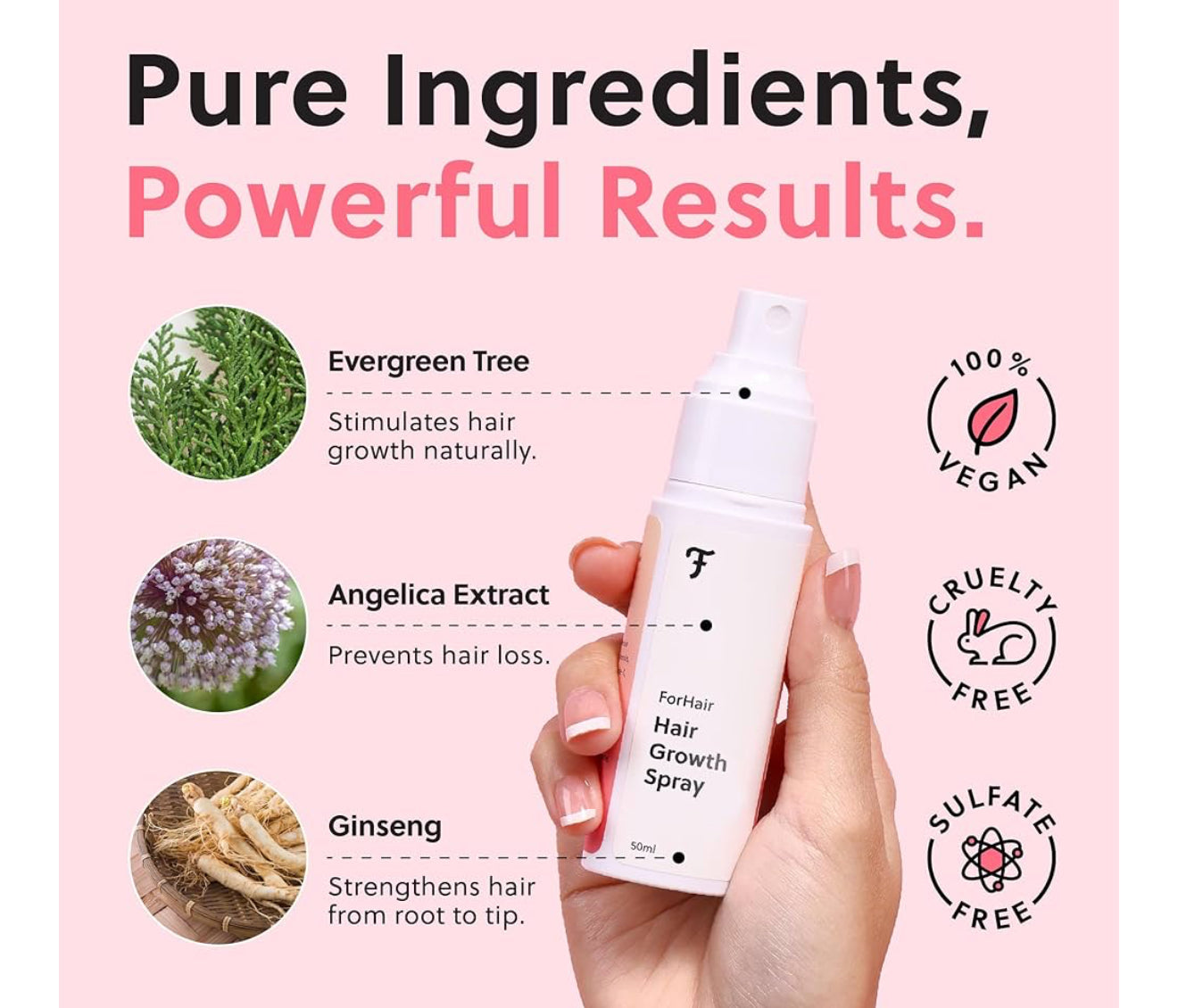 Spray Para El Crecimiento Del Cabello – Tratamiento Fortalecedor Y Anticaída