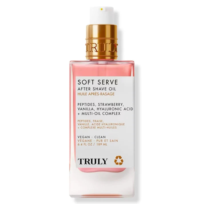 Truly Beauty Soft Serve After Shave Oil – Aceite Post-Afeitado Nutritivo Y Calmante 189 ML