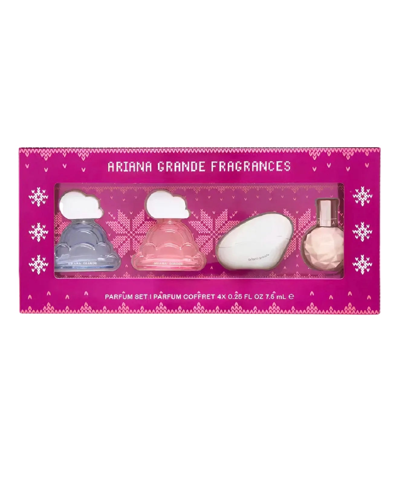 Ariana Grande Mini Parfum Gift Set — Set de Perfumes Deluxe Miniatura 4 x 7.5 mL