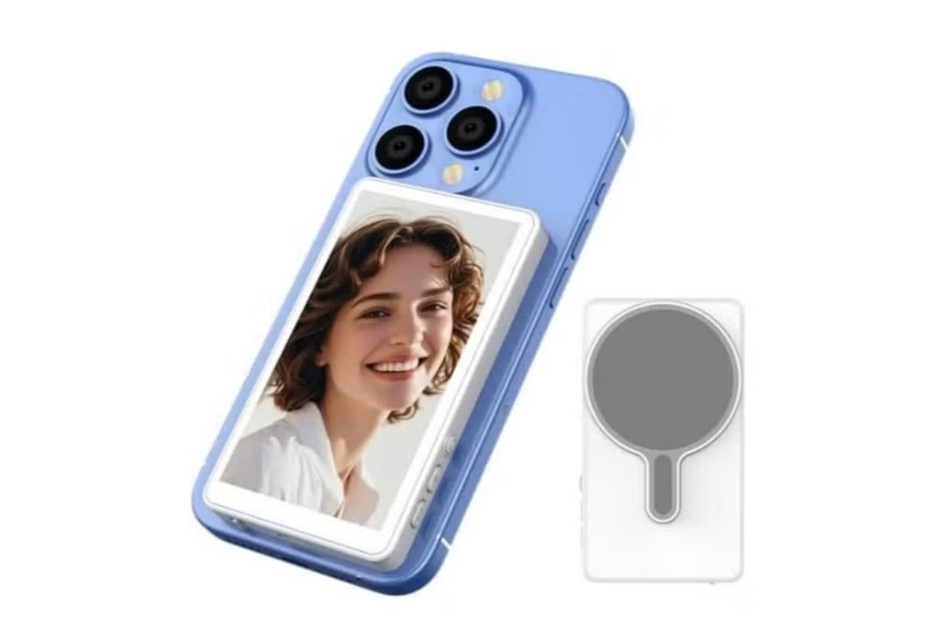 Pantalla Espejo Selfie Magnética Inalámbrica 4.02” IPS | Accesorio Fotográfico
