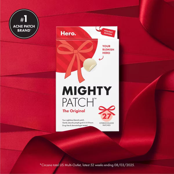 Hero Cosmetics Mighty Patch Original — Parches Hidrocoloides Para Acné y Espinillas (27 Unidades)