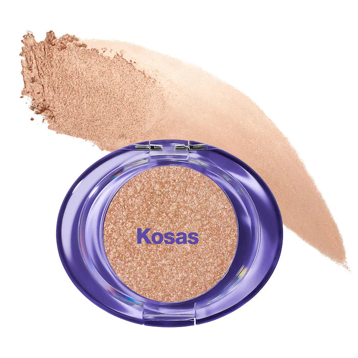 BAJO PEDIDO - KOSAS Shiny Objects Wet Glisten Highlighter Powder for Face and Eyes | Iluminador