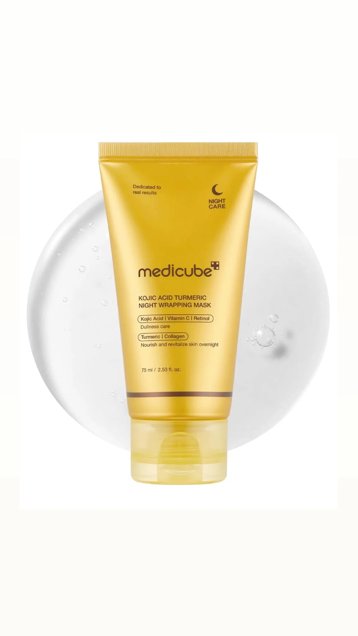 Medicube Kojic Acid Turmeric Night Wrapping Mask | Mascarilla Nocturna Iluminadora Y Reparadora