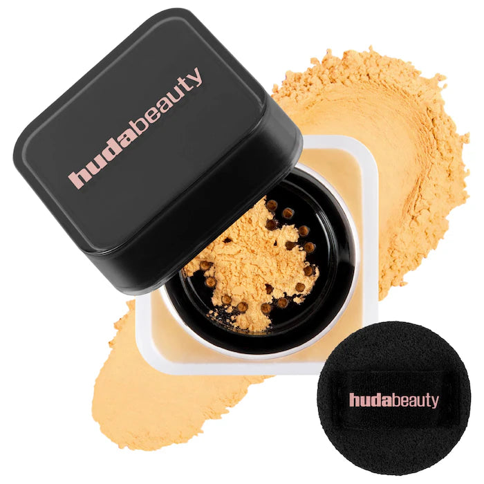 HUDA BEAUTY Easy Bake Blurring Loose Baking & Setting Powder Mini – Polvo Suelto Fijador y Difuminador