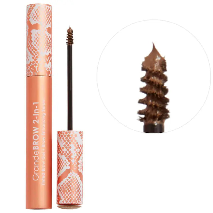 BAJO PEDIDO - GRANDE COSMETICS GrandeBROW 2-In-1 Tinted Brow Gel + Brow Enhancing Serum | Gel de Cejas
