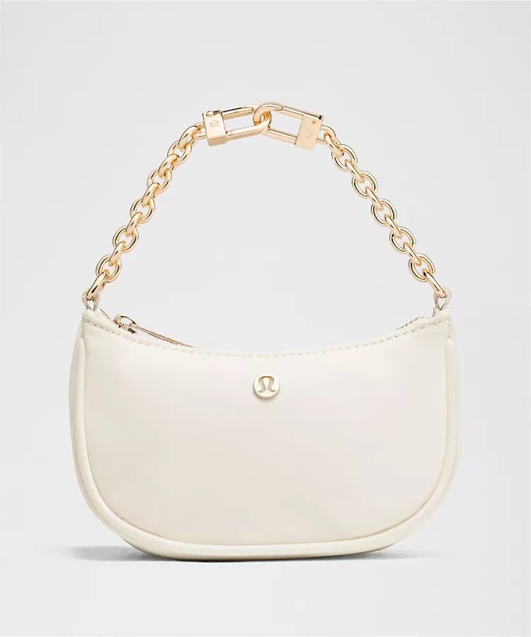 Lululemon City Essentials Nano Shoulder Bag – Mini Bolso Cruzado Con Correa Convertible Tipo Cadena