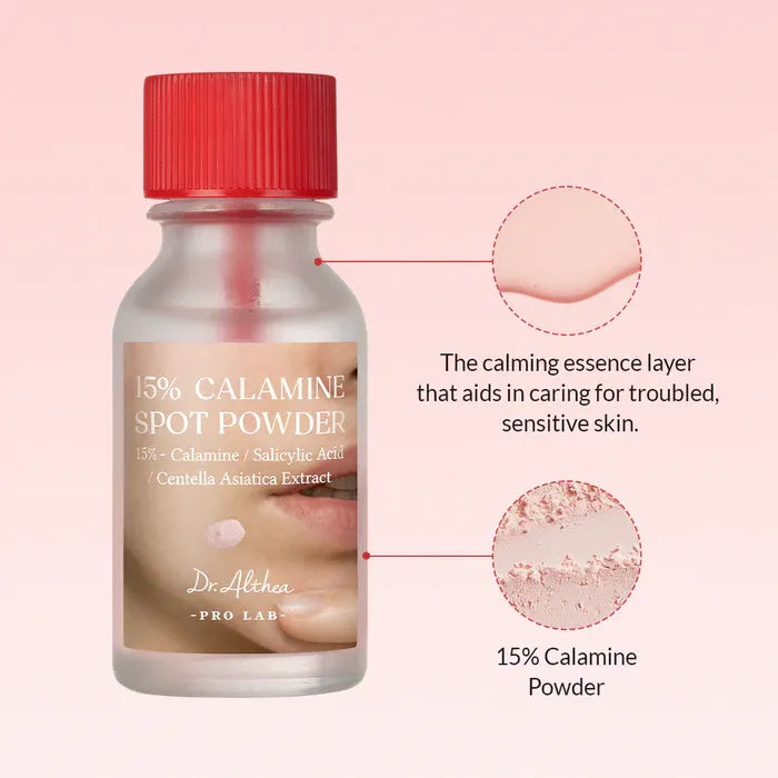 Dr. Althea 15% Calamine Spot Powder Tratamiento Localizado Con Calamina 15 ml
