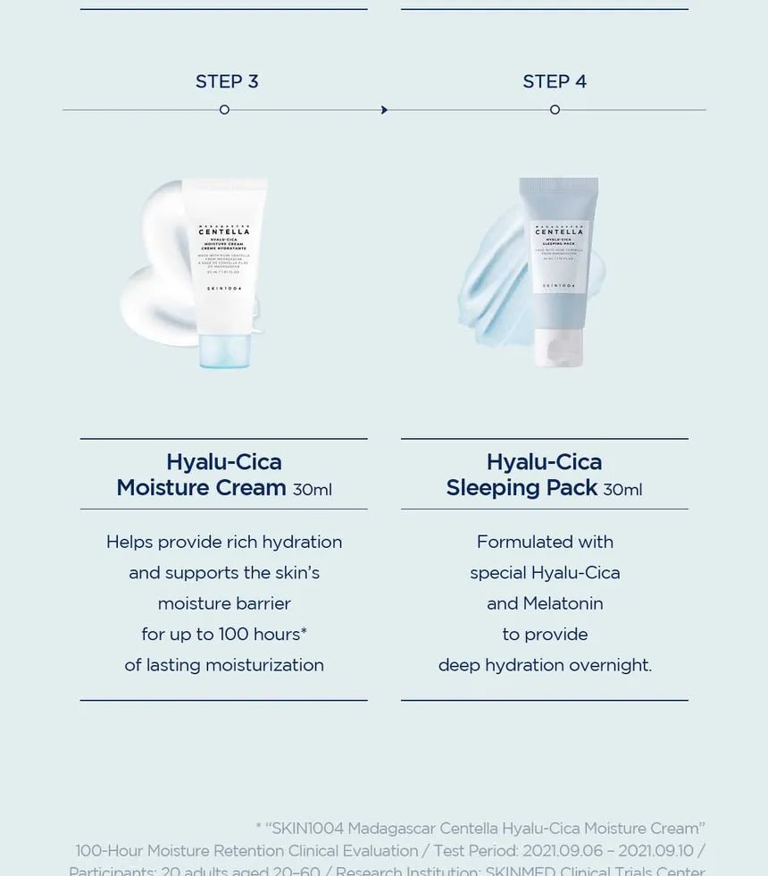 SKIN1004 Madagascar Centella Hyalu-Cica Travel Kit | Crema Facial Calmante