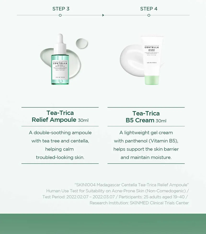 SKIN1004 Madagascar Centella Tea-Trica Travel Kit | Set de Skincare