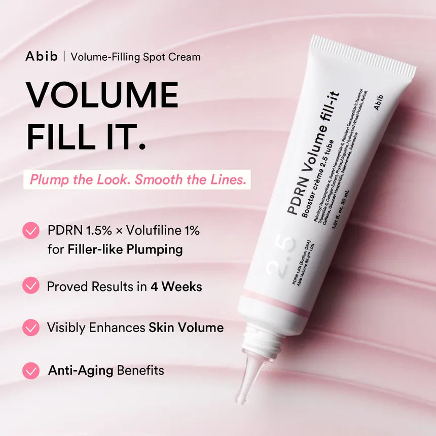 Abib PDRN Volume Fill-It Booster Crème 2.5 Crema Facial Voluminizadora Efecto Glow 30 ml