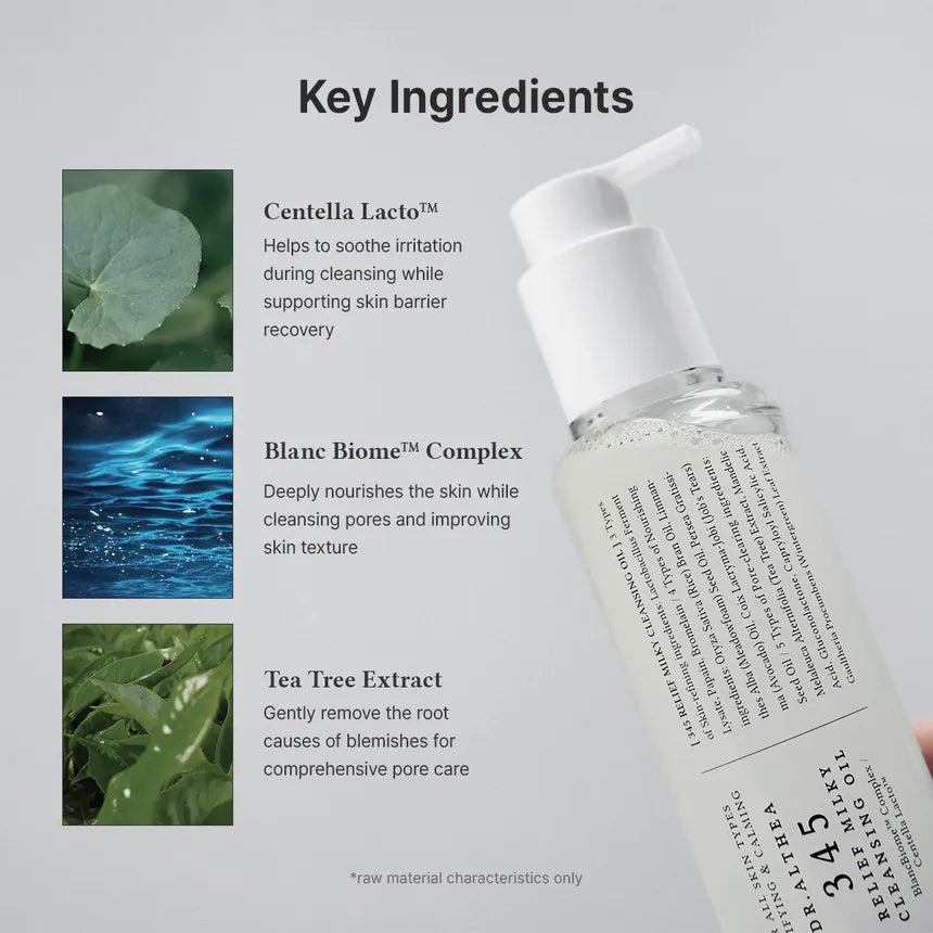 Dr. Althea 345 Relief Milky Cleansing Oil 145ml – Aceite Limpiador Lechoso Post-Acné Con Niacinamida