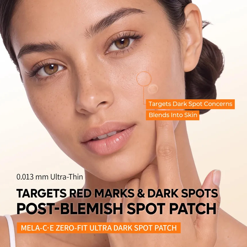 Dr. Melaxin Mela-C·E Zero-Fit Ultra Thin Dark Spot Patch 72 Parches – Parches Invisibles Para Manchas Post-Acné Con Vitamina C Y Ácido Ferúlico