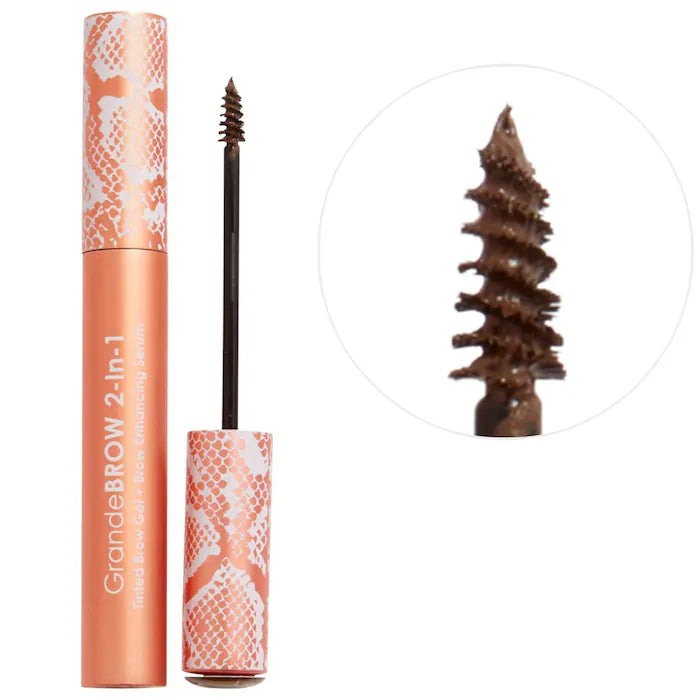 BAJO PEDIDO - GRANDE COSMETICS GrandeBROW 2-In-1 Tinted Brow Gel + Brow Enhancing Serum | Gel de Cejas