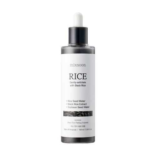 Mixsoon Black Rice Peeling Ampoule Ampolla Exfoliante Con Arroz Negro 100 ml | Sérum Facial