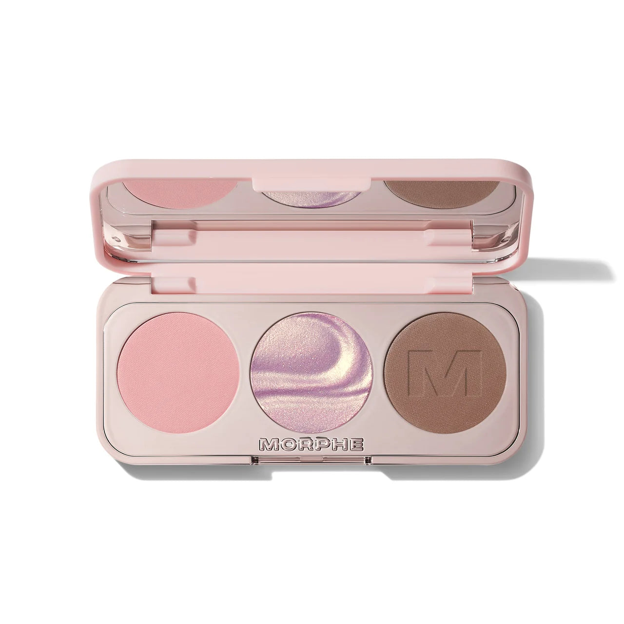 Morphe ChromaPlus Eyeshadow Trio – Mini Trío De Sombras Mate, Shimmer Y Molten Metal