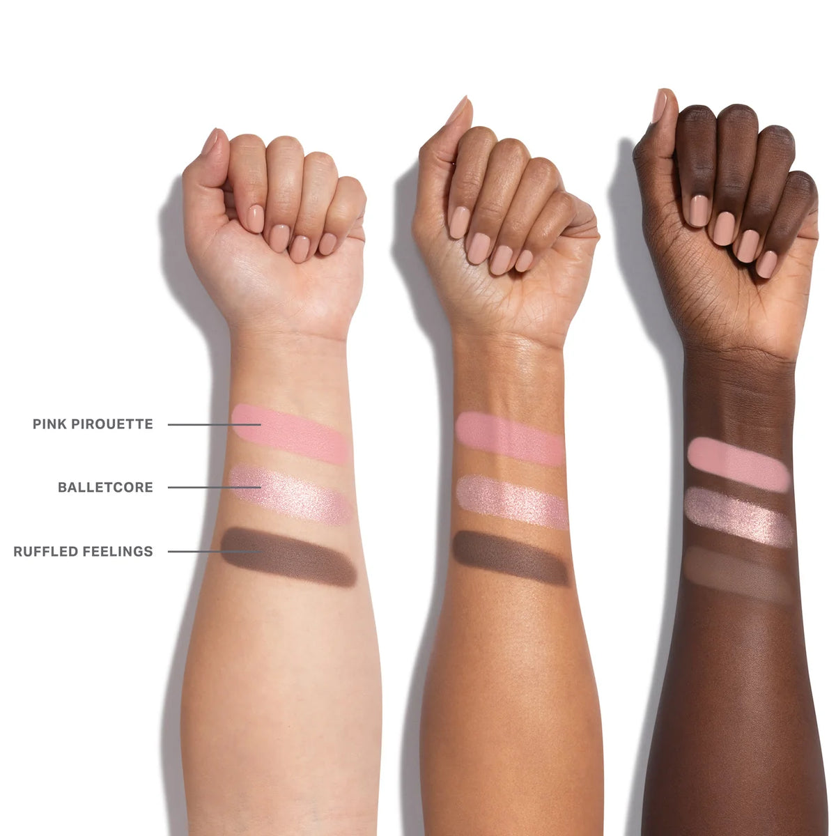 Morphe ChromaPlus Eyeshadow Trio – Mini Trío De Sombras Mate, Shimmer Y Molten Metal