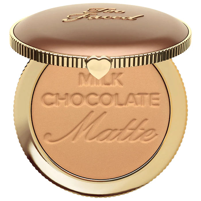 Bajo Pedido - Too Faced Chocolate Soleil Matte Bronzer | Bronceador Mate con Cacao Natural y Aroma a Chocolate