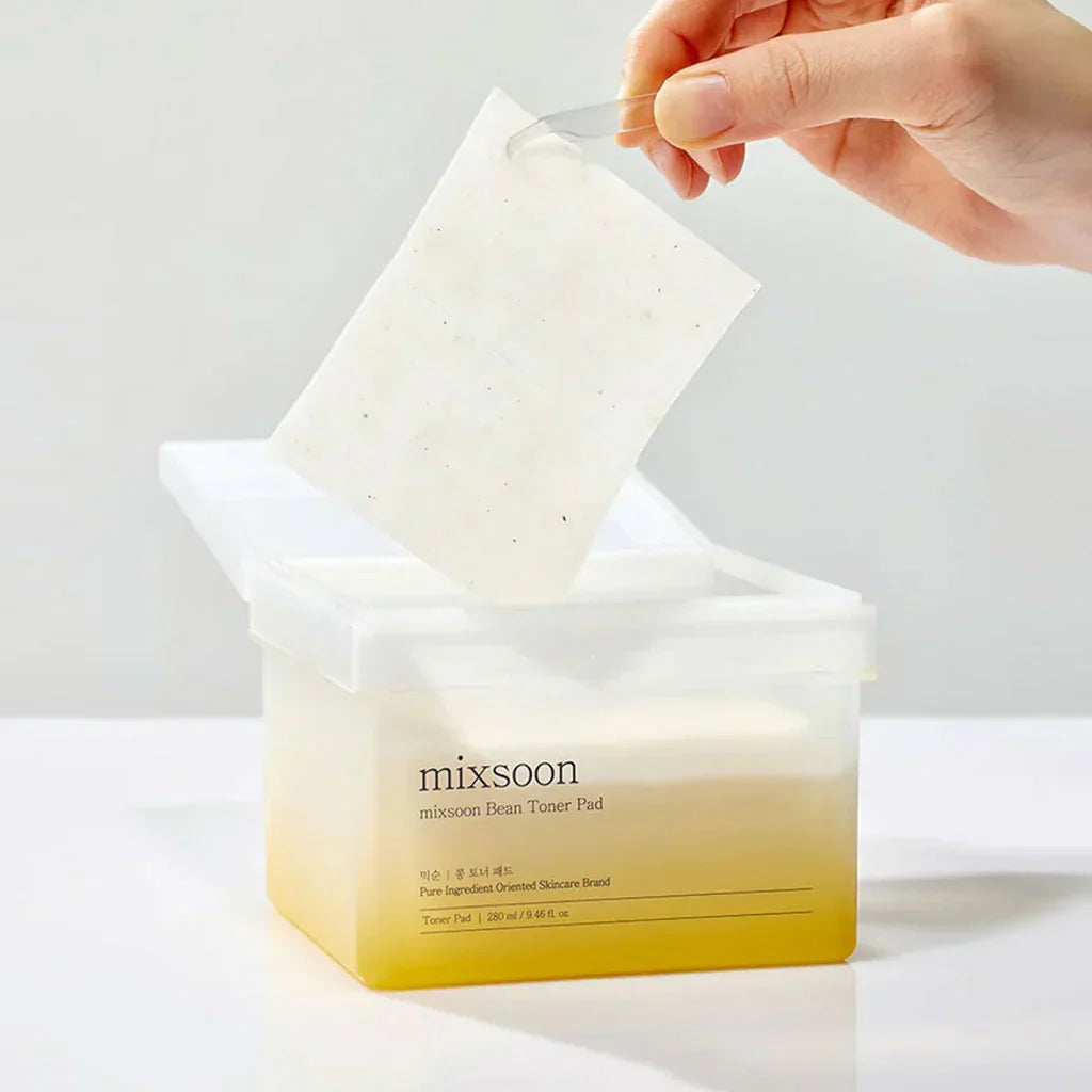 Mixsoon Bean Essence Pad – Almohadillas Exfoliantes y Nutritivas con Fermento de Frijol (70 pads)