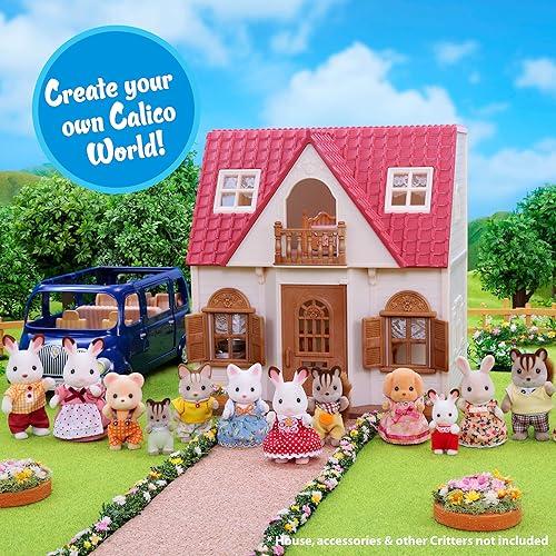 Calico Critters Sandy Cat Family – Set De 4 Figuras Coleccionables Con Ropa Removible