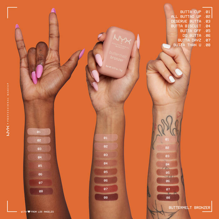 NYX Buttermelt Bronzer – Bronceador En Polvo De Textura Cremosa Y Fusión Suave