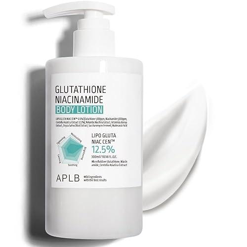 APLB Glutathione Niacinamide Body Lotion 10.14 FL | Loción Corporal Aclaradora e Hidratante