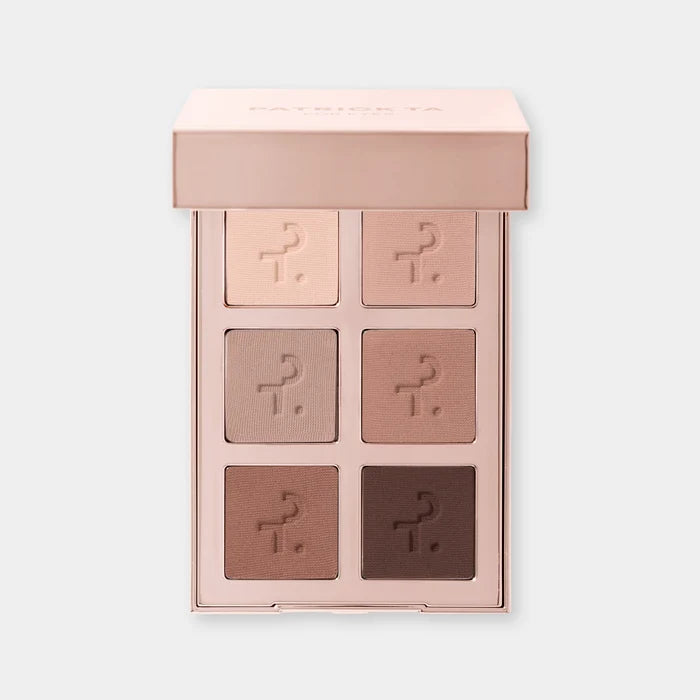 BAJO PEDIDO - Patrick Ta Major Dimension Essential Artistry Edit Eyeshadow Palette – Paleta De 6 Sombras Mate Neutras