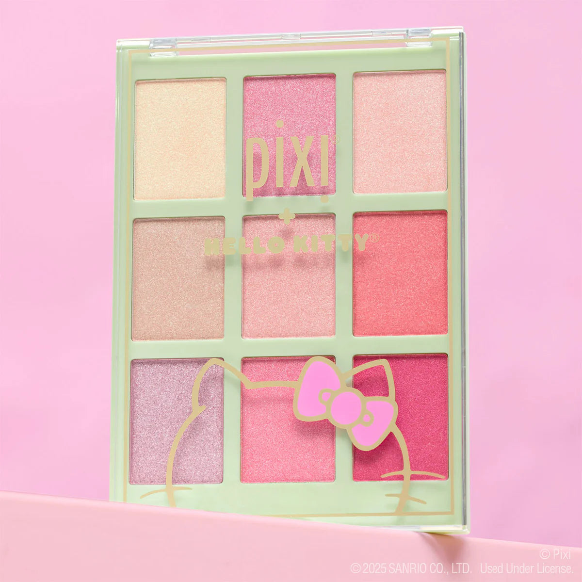 Pixi + Hello Kitty Chrome Glow Palette Paleta Iluminadora Y Rubor Multitono | Paleta de Maquillaje