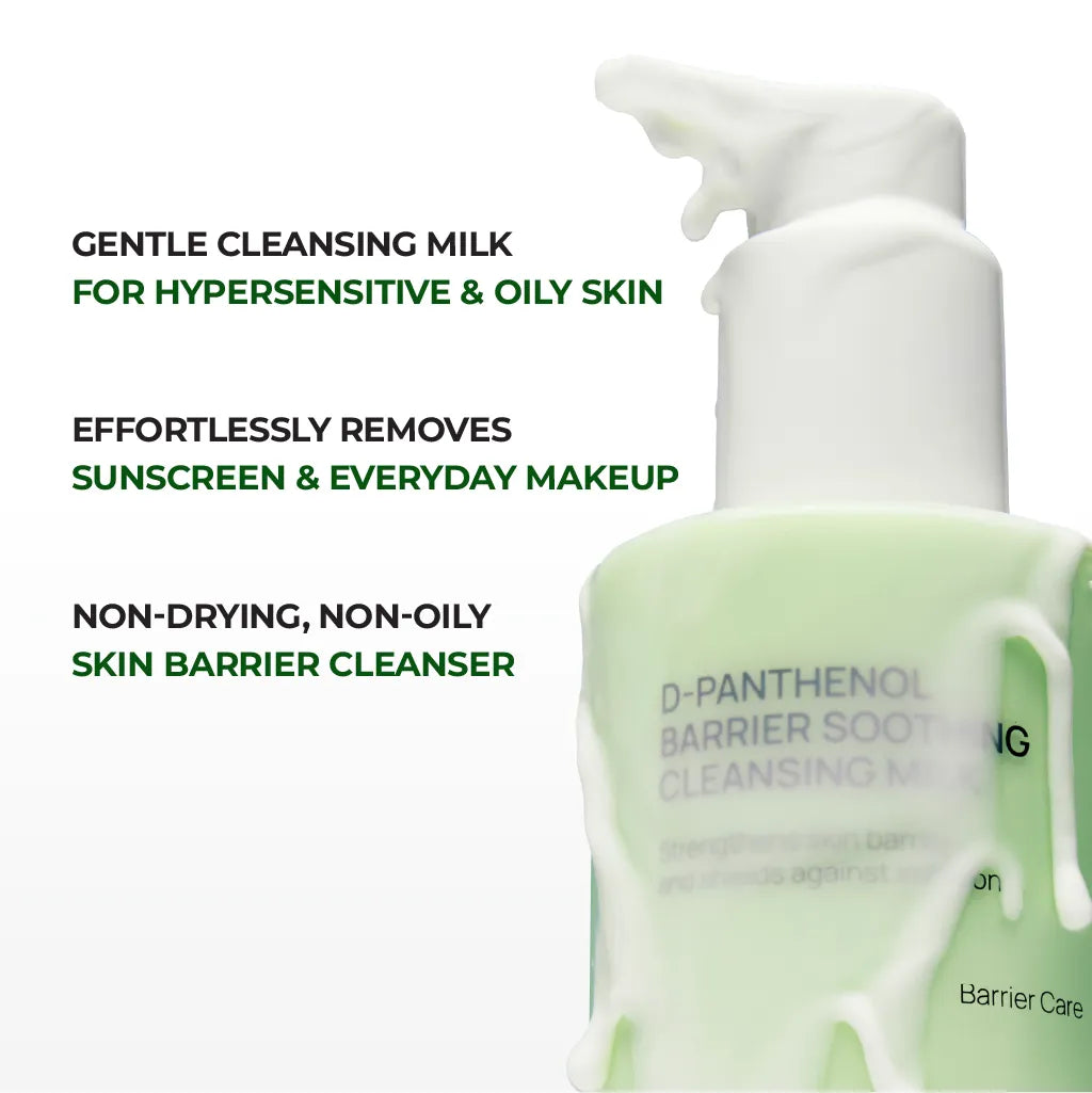 Jumiso D-Panthenol Barrier Soothing Cleansing Milk – Leche Limpiadora Para Piel Sensible 300 ML