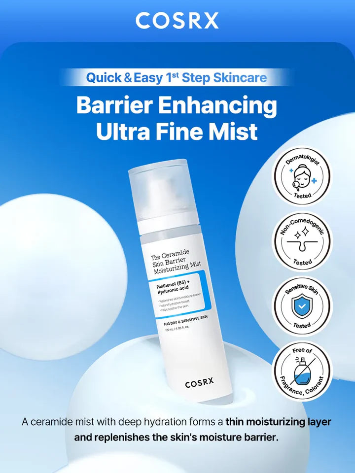 COSRX The Ceramide Skin Barrier Moisturizing Mist Bruma Facial Hidratante Con Ceramidas 120 ml