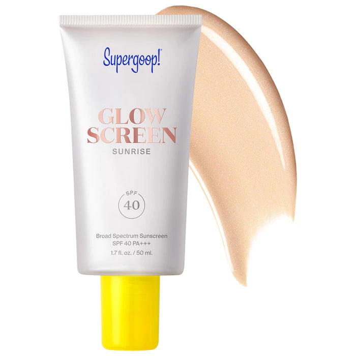 Bajo Pedido - Supergoop! Glowscreen SPF 40 | Protector Solar Iluminador con Ácido Hialurónico y Niacinamida