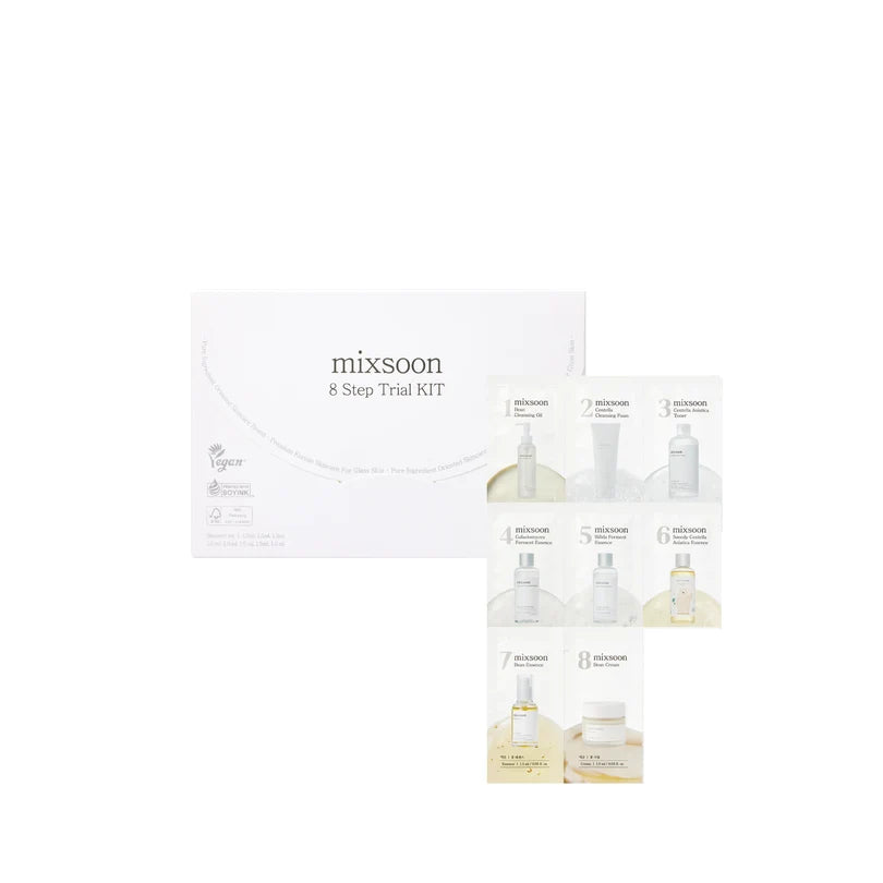 Mixsoon 8 Step Trial Kit – Set De Prueba Rutina Completa De Skincare Coreano