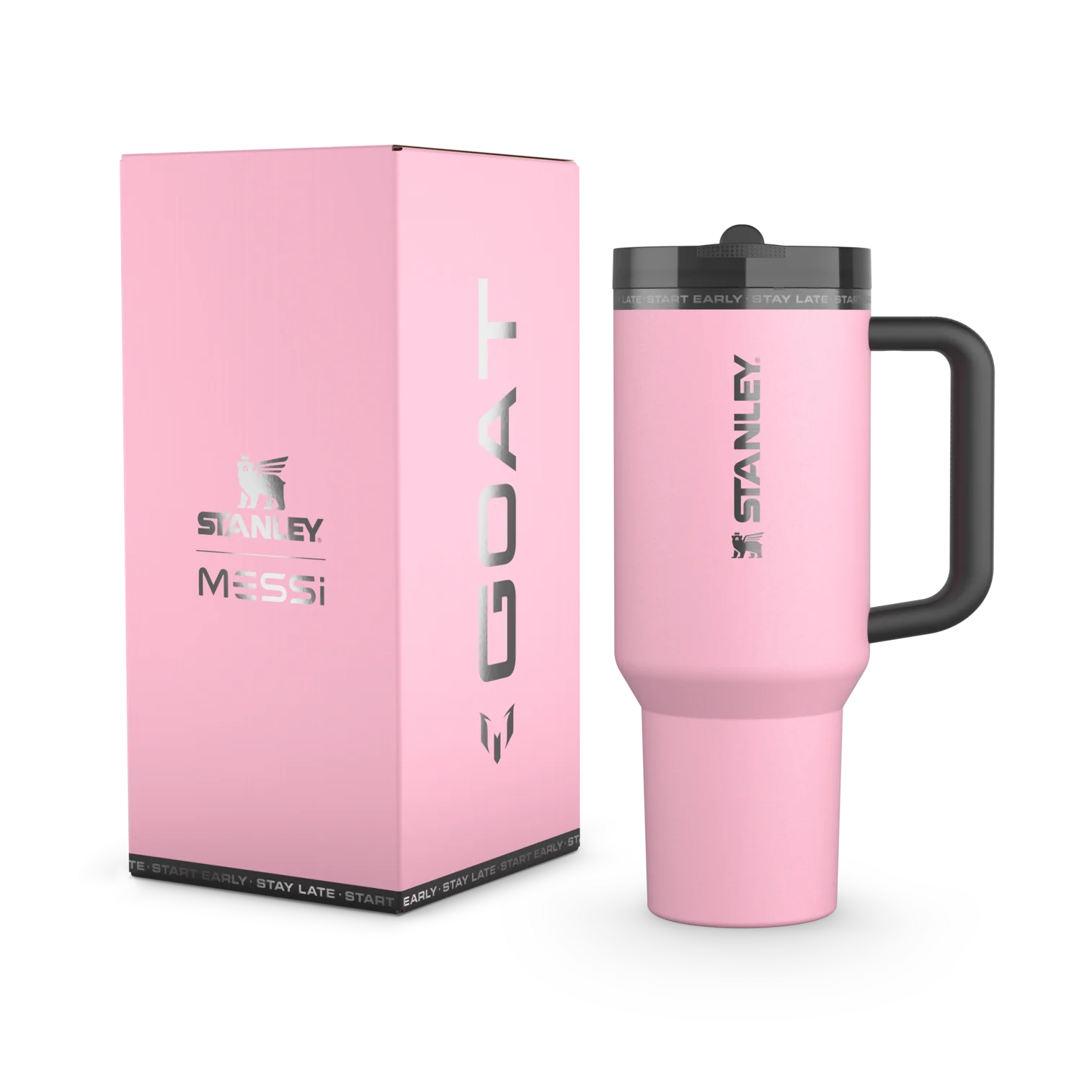 Messi x Stanley Quencher ProTour Flip Straw Tumbler 40 OZ – Botella Deportiva De Acero Inoxidable