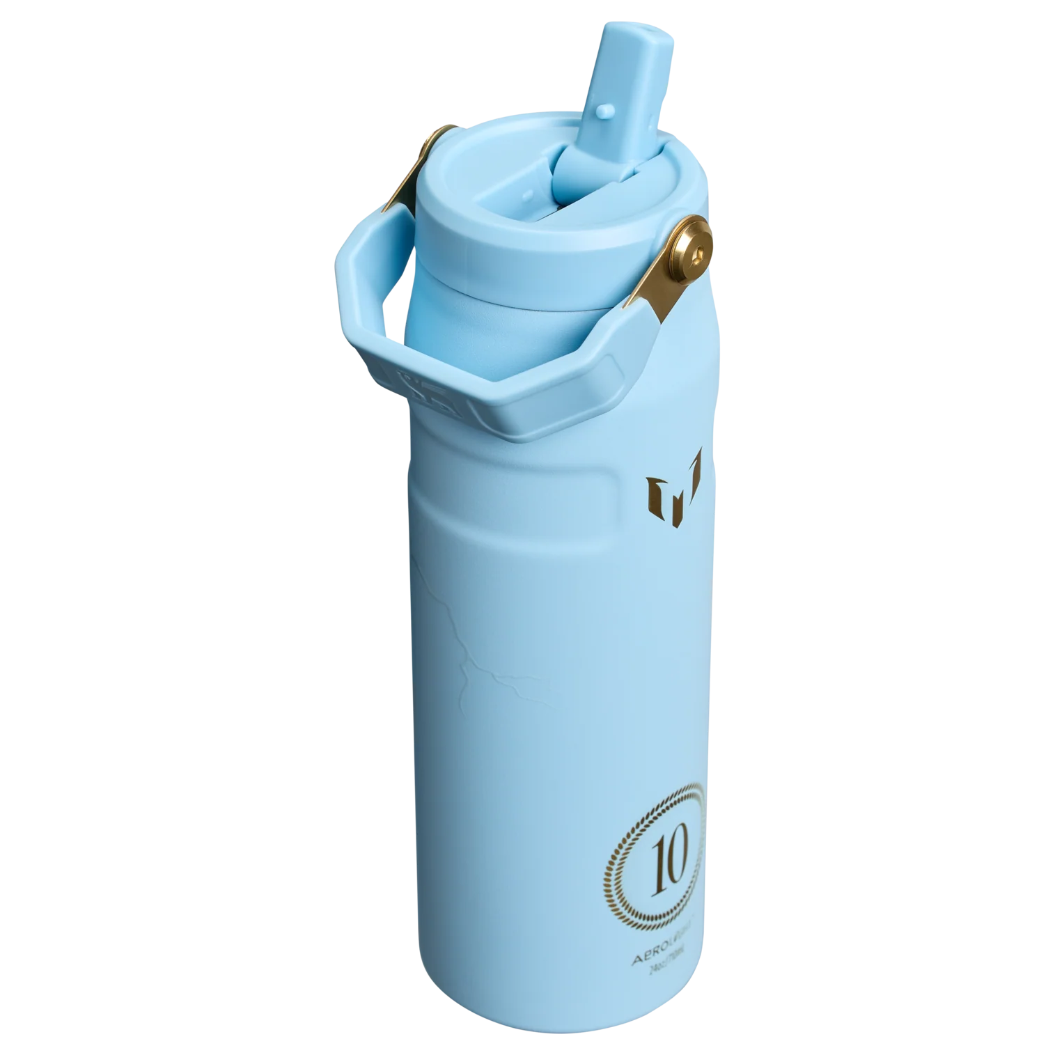 Messi x Stanley 1913 IceFlow™ Flip Straw 2.0 Bottle – Botella Deportiva De Acero Inoxidable