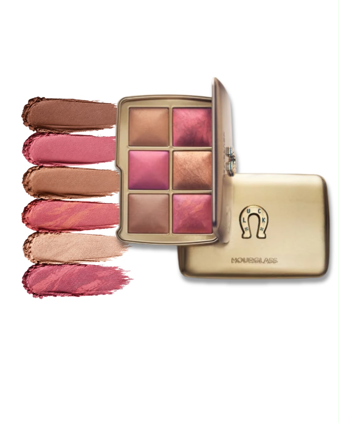 BAJO PEDIDO - Hourglass Ambient Lighting Edit Palette – Paleta De 6 Tonos Rubor, Bronceador E Iluminador Edición Holiday