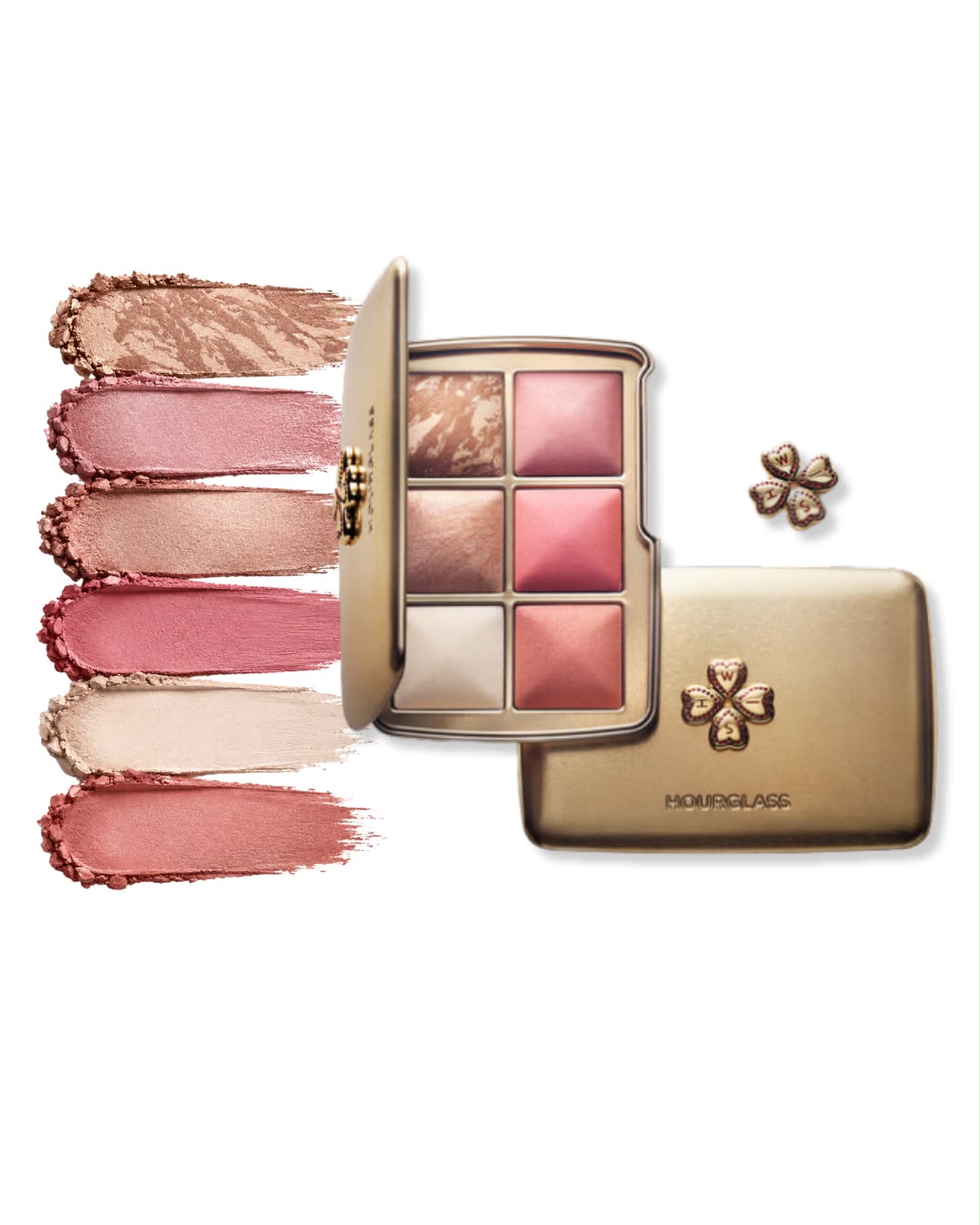 BAJO PEDIDO - Hourglass Ambient Lighting Edit Palette – Paleta De 6 Tonos Rubor, Bronceador E Iluminador Edición Holiday