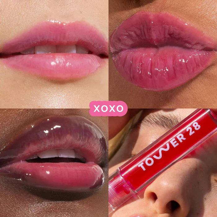 SALE  On Order - Tower 28 Beauty ShineOn Lip Jelly | Hydrating Lip Oil with Shine and Non-Sticky Texture