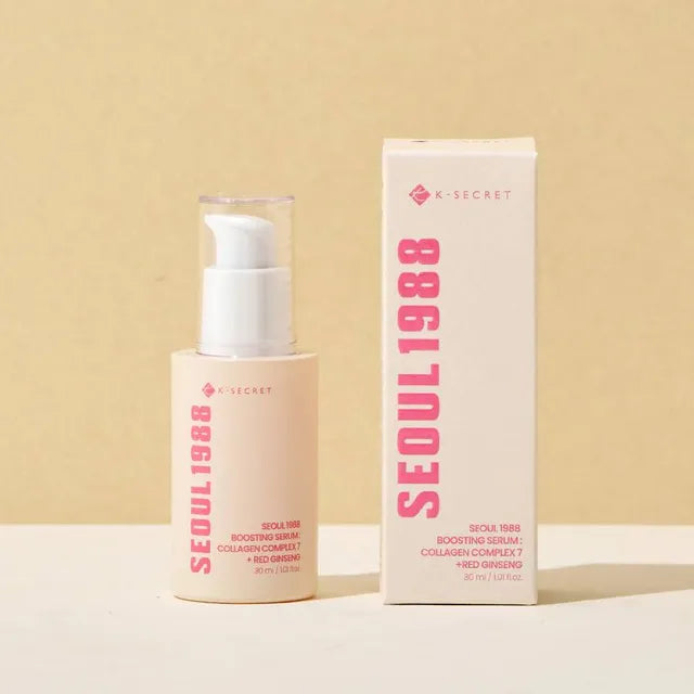 KSECRET Seoul 1988 Boosting Serum — Sérum Reafirmante con Collagen Complex 7 + Ginseng Rojo