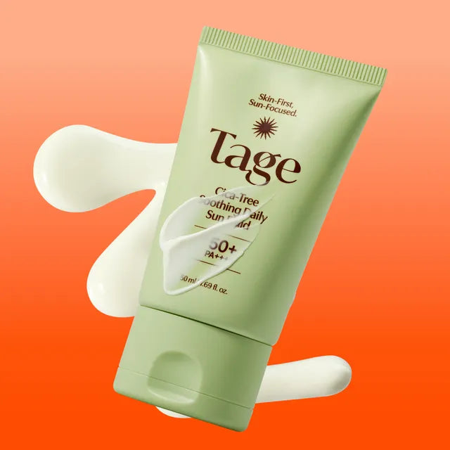 Tage Cica-Tree Soothing Daily Sun Fluid SPF50+ PA++++ – Protector Solar Calmante Con Árbol De Té Y PDRN 50 ML