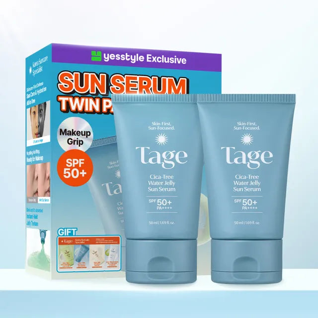 Tage Cica-Tree Water Jelly Sun Serum Pack Doble SPF50+ PA++++ – 2 Unidades De 50ml