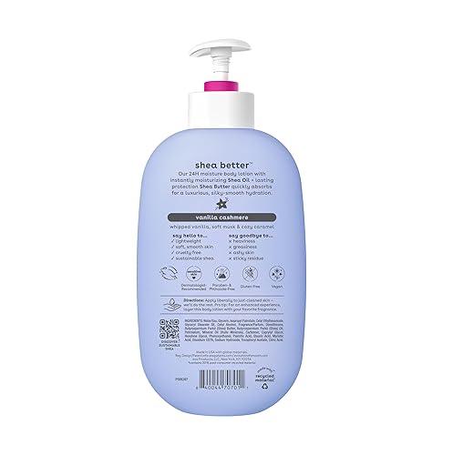EOS Shea Better – Loción Corporal Hidratante 24H Vainilla Cashmere 473 ml