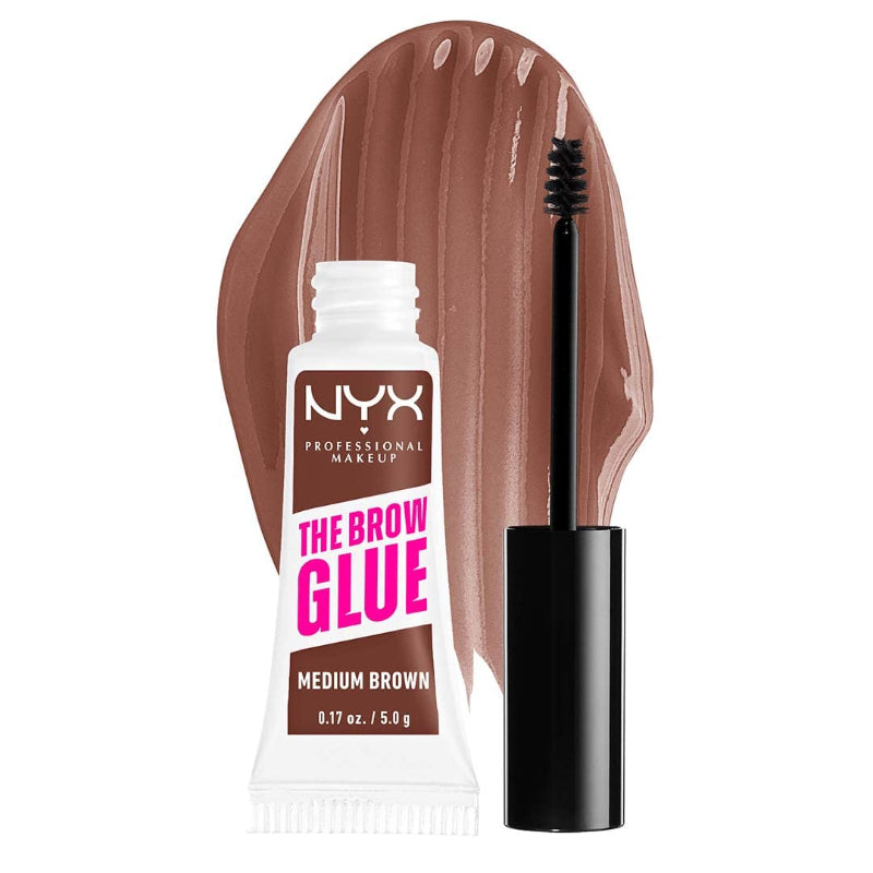 NYX PROFESSIONAL MAKEUP The Brow Glue - Medium Brown image