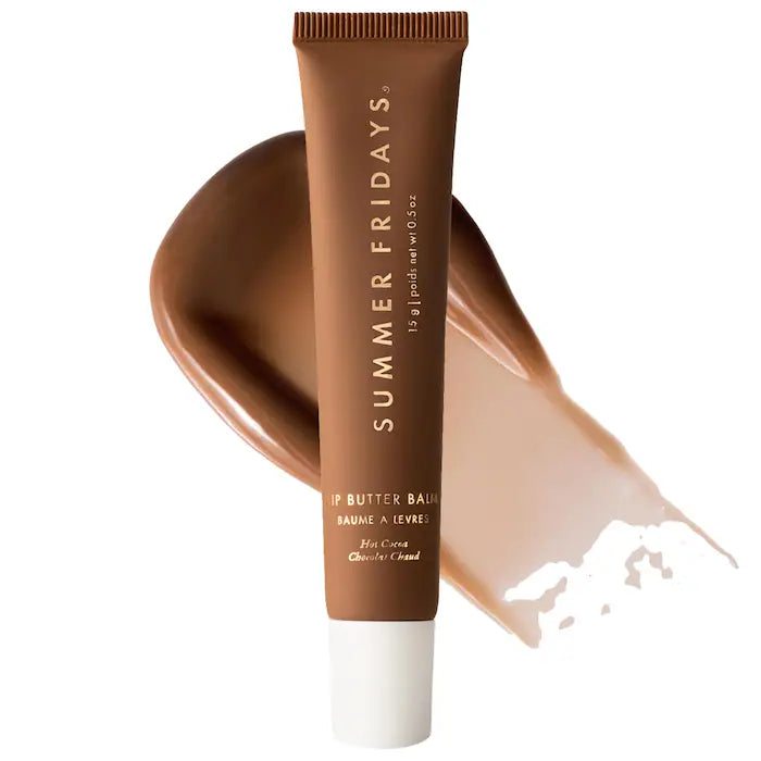 Summer Fridays Lip Butter Balm for Hydration &amp; Shine - HOT COCOA image