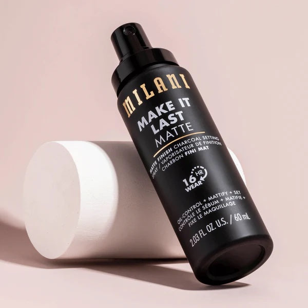 MAKE IT LAST MATTE - MATTE FINISH CHARCOAL SETTING SPRAY image 1