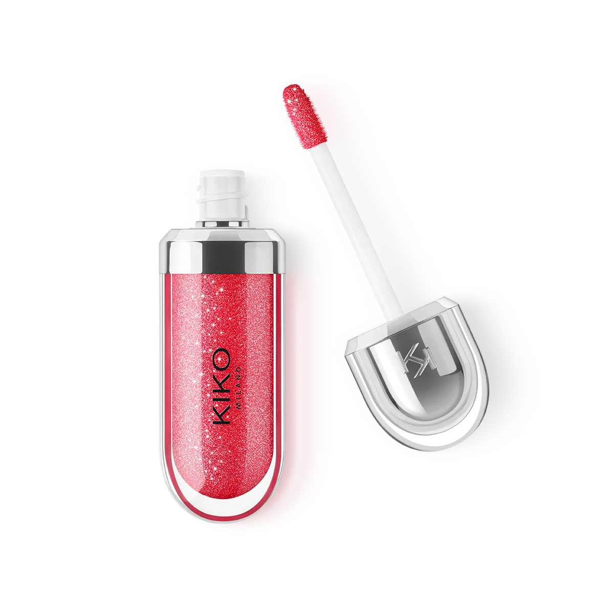 3D HYDRA LIPGLOSS - KIKO MILANO - 12 PEARLY AMARYLLIS RED image